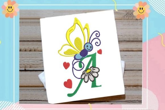 Butterfly a Letter Monogram Review