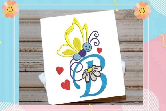 Butterfly B Letter Monogram Review