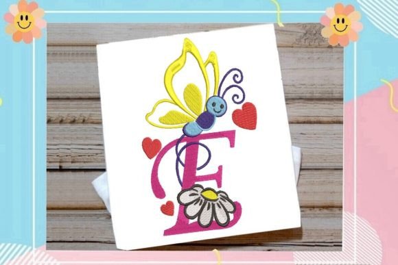Butterfly E Letter Monogram Review
