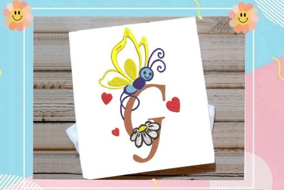 Butterfly G Letter Monogram Review