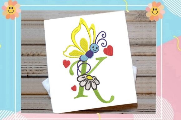Butterfly K Letter Monogram Review