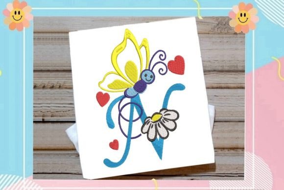 Butterfly N Letter Monogram Review