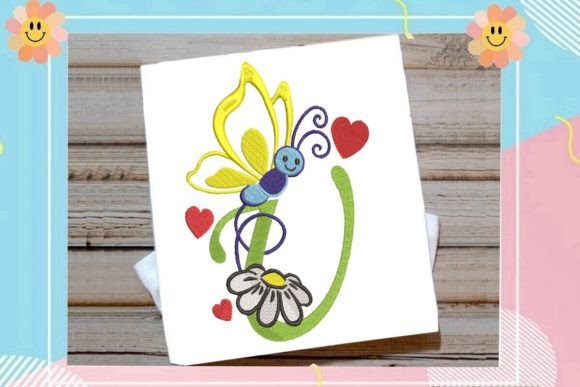 Butterfly U Letter Monogram Review