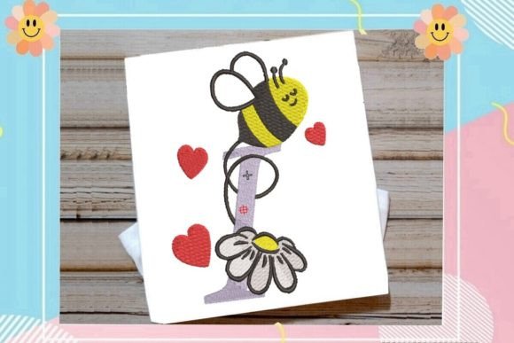 Cute Bee I Letter Monogram Review