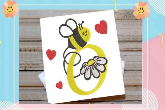Cute Bee O Letter Monogram Review