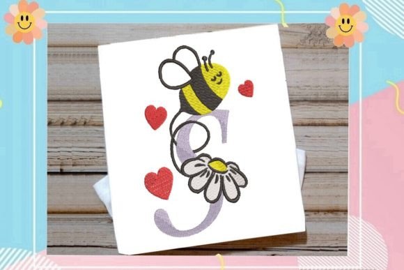 Cute Bee S Letter Monogram Review