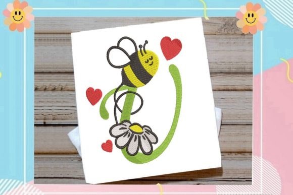 Cute Bee U Letter Monogram Review