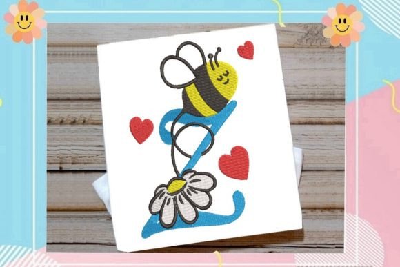 Cute Bee Z Letter Monogram Review