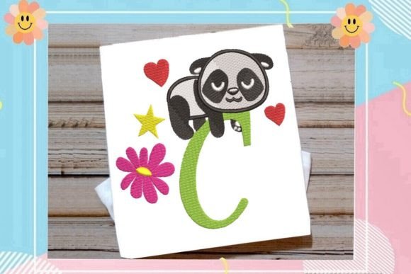 Cute Panda Monogram C Letter Review