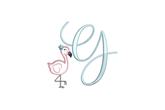 Flamingo Alphabet G Embroidery Review