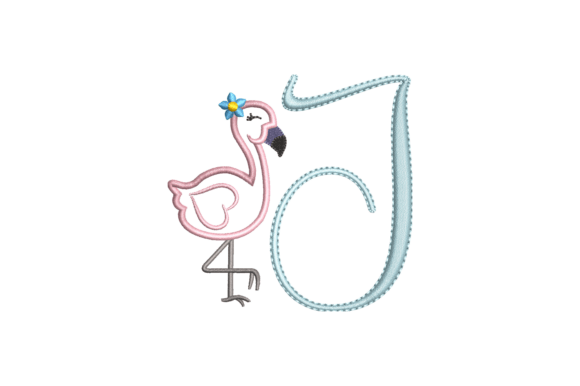 Flamingo Alphabet J Embroidery Review