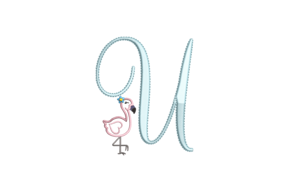 Flamingo Alphabet U Embroidery Review