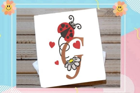 Ladybug G Letter Monogram Review