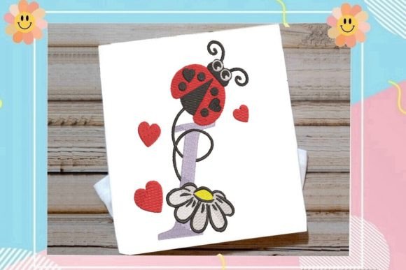 Ladybug I Letter Monogram Review