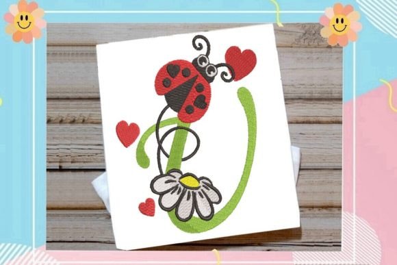 Ladybug U Letter Monogram Review